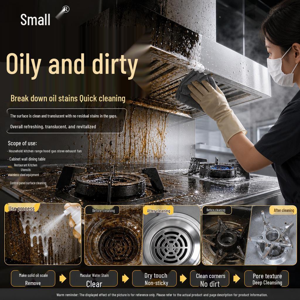 Post-Meal Kitchen Foam: Oil & Grease Cleaner for Stove and Countertop