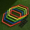 Hexagonal Agility Training Rings Set