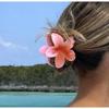 Frangipani Flower Hair Clip for Women’s Half-Tie Hairstyles