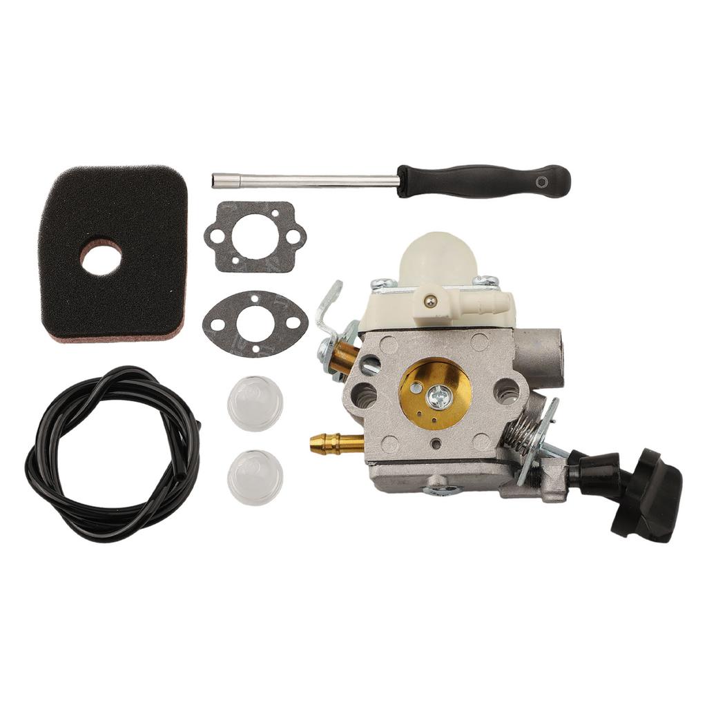 Outdoor Leaf Blowing Carburetor Kit Fuel Efficiency Reliable Operation Air Filter Included Compatible With BG56
