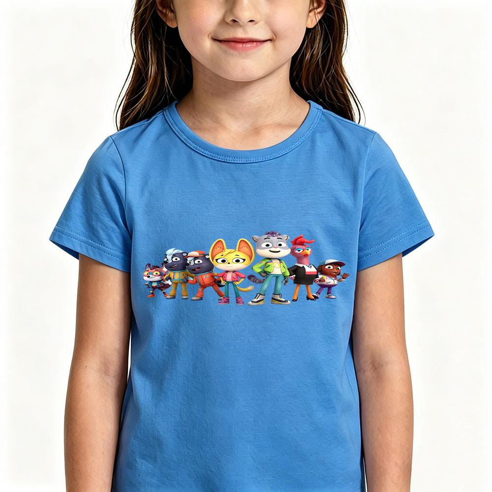 2026NEW The Creature Cases Kids T-shirt 100% Cotton Cartoon Print 2-12 Years Unisex Fashion Soft Short Sleeve O Neck Casual Tops
