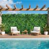 40X60cm Artificial Plants Grass Wall Panel Boxwood Hedge for Outdoor Home Garden Fence Jungle Decoration Fake Plant Landscape