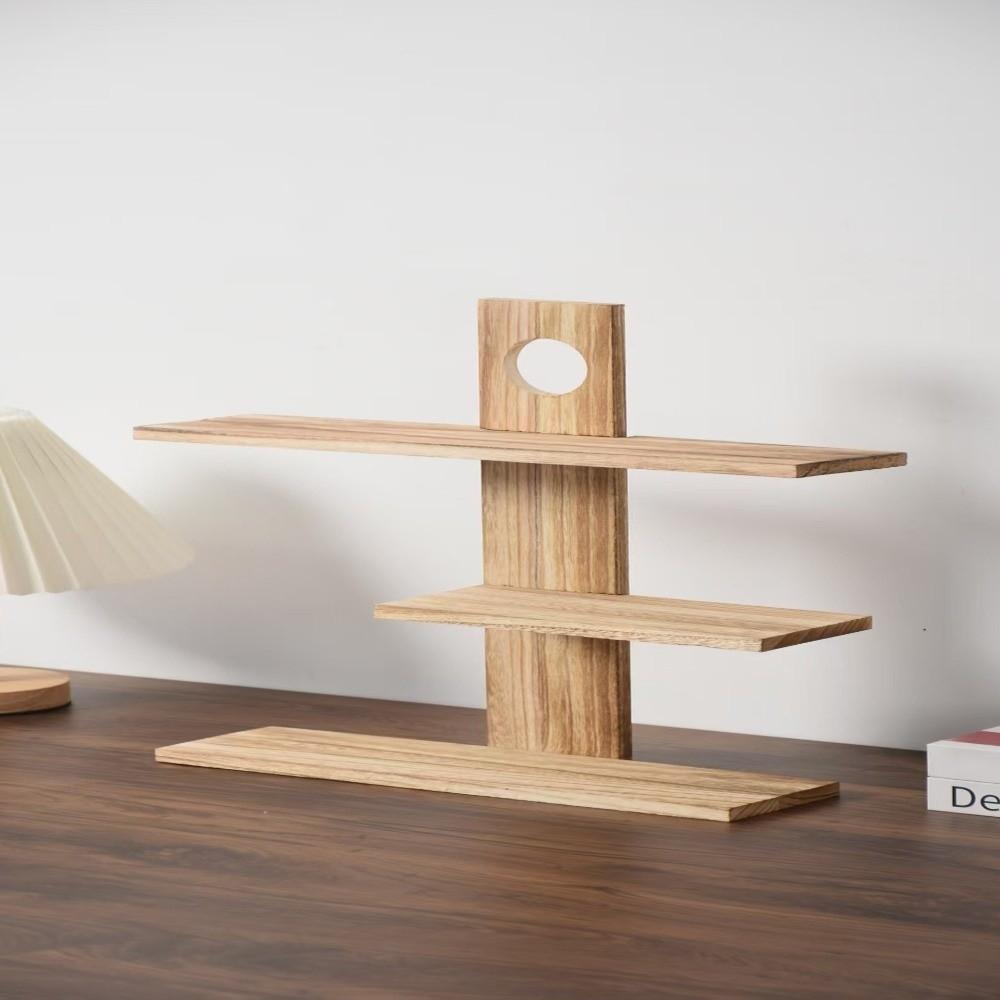 Solid Wood Chinese Style Storage Holders 3-4 Layers Antique Stand  Living Room Decor