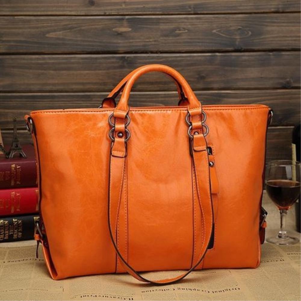 Cheap Luxurious New Fashion Genuine Leather Bags Tote Handbags Women