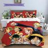 One Piece Pattern Bedding Quilt Set  Home Decoration  Gift (1 * Duvet Cover + 2 * Pillowcase  Without Core)
