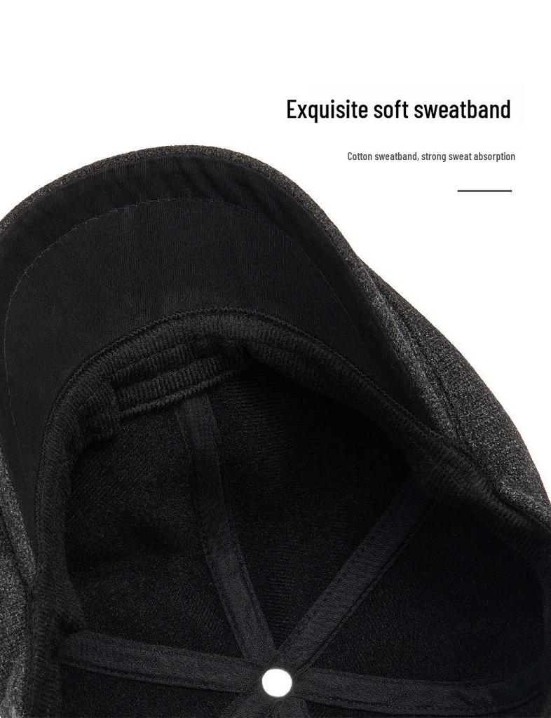 Autumn & Winter Wool Felt Beret: Warm British Retro Flat Cap for Men, Women & Children