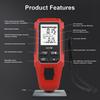 Paint Thickness Gauge Fe/NFe 0-2000um Measuring Range Car Coating Thickness Meter for Used Automotive Buyers and Detailers