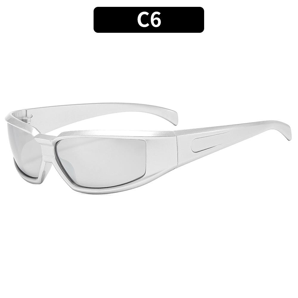 Hip-Hop Square Frame Sunglasses Unisex for Driving Outdoor Travel UV400 Protection Sun Glasses with Durable Fashion Eyewear