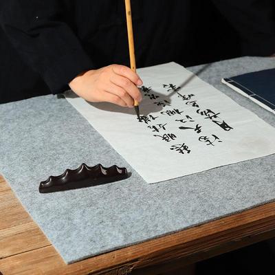Calligraphy Felt Pad Cloth - Gray, White, Black 