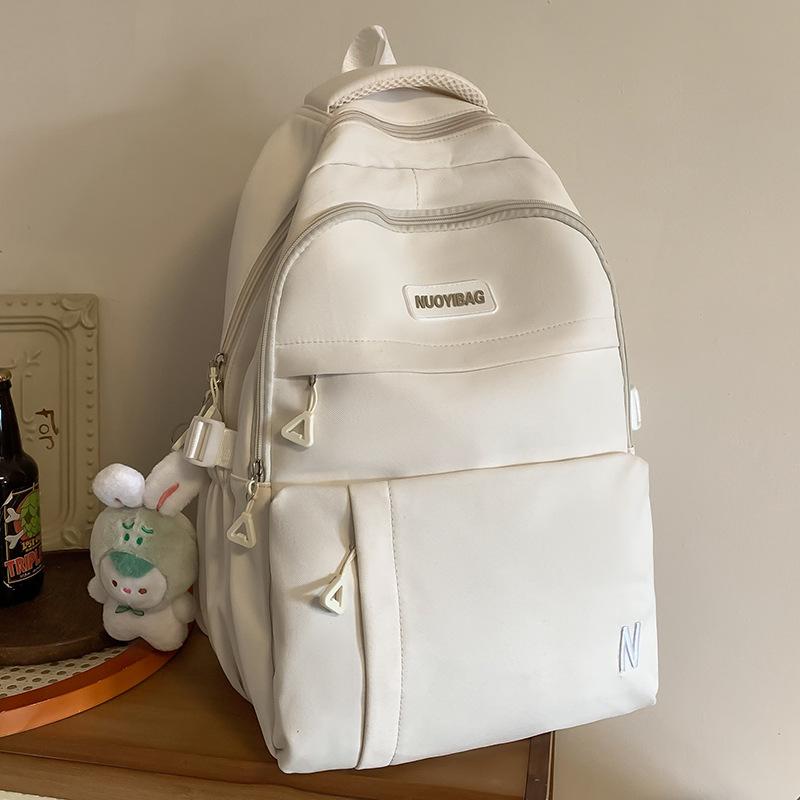 College Students  Girls  Junior High School Students  Solid Color Backpacks  High School Students  Backpacks