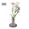 Space-saving Plant Container 1/8/10Pcs Vertical Greenery Vase Magnetic Mini Clear Glass Propagation Planter with Faux Flowers Dorm Room Decor Office