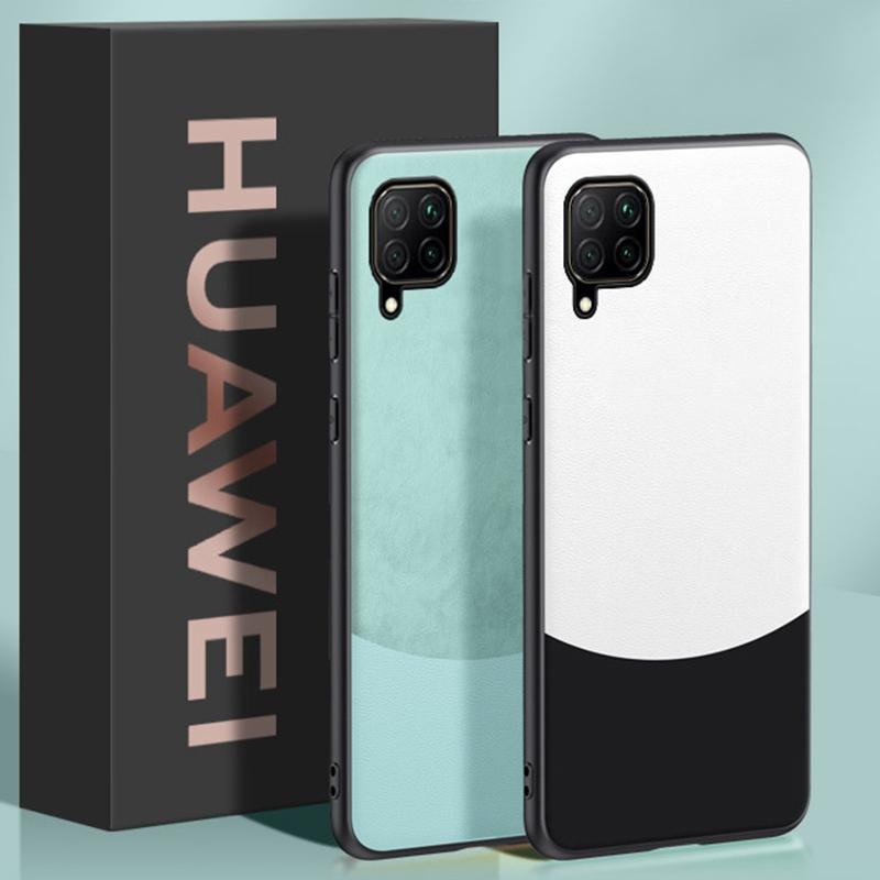 Luxusní pouzdro z PU kůže pro Huawei Nova 7i P40 Lite Zadní kryt Matná silikonová ochrana Pouzdro na telefon pro Huawei Nova 6 SE Nova7 i