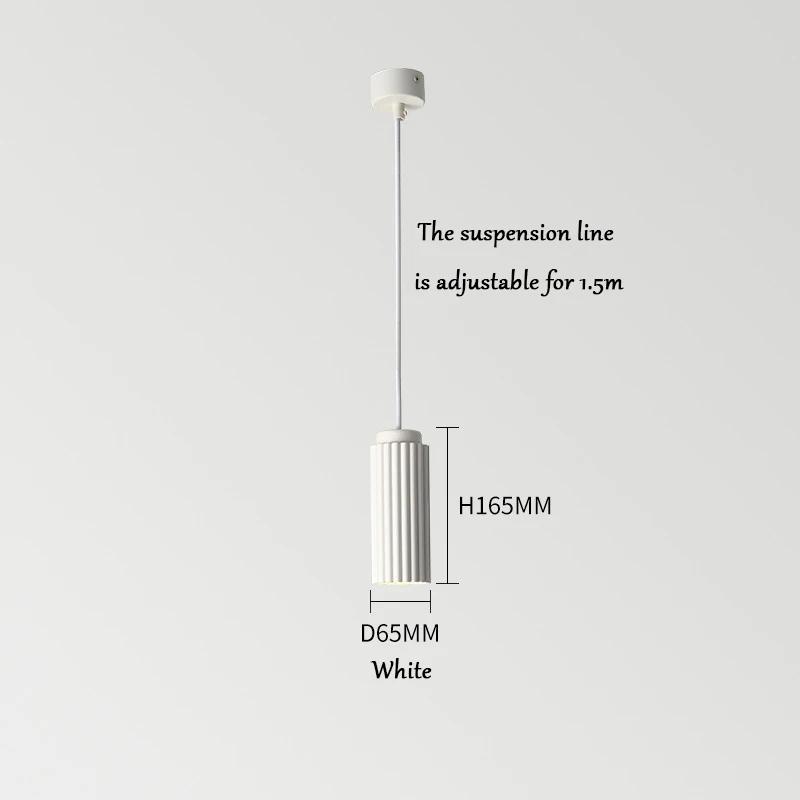 Modern minimalist LED pendant light Nordic creative room decoration restaurant bar bedroom lighting single head pendant light