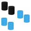 1-3pairs Set Breathable Cotton Wrist Sweatbands Sweat Absorbent Wristbands for Tennis Football Basketball Running Gym