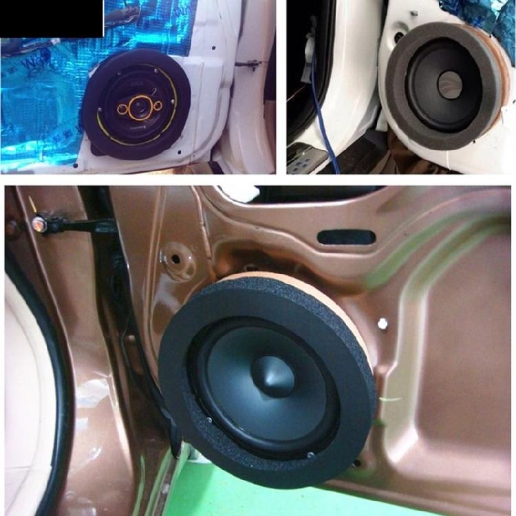 4pcs 6.5 Inch Speaker Rings Fit for Automotive Door Delivering Superior Sound Experience Long Lasting Sound Improvement