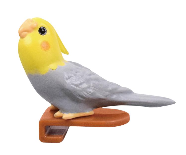 Tarlin capsule toys cute kawaii Parakeet instant Noodle Clip Budgerigar Cockatiel long tail feathers pet birds parrots figures