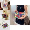 Stylish Colorful Envelope Bag Trendy Fashionable Pu Handbag For Women Casual Use
