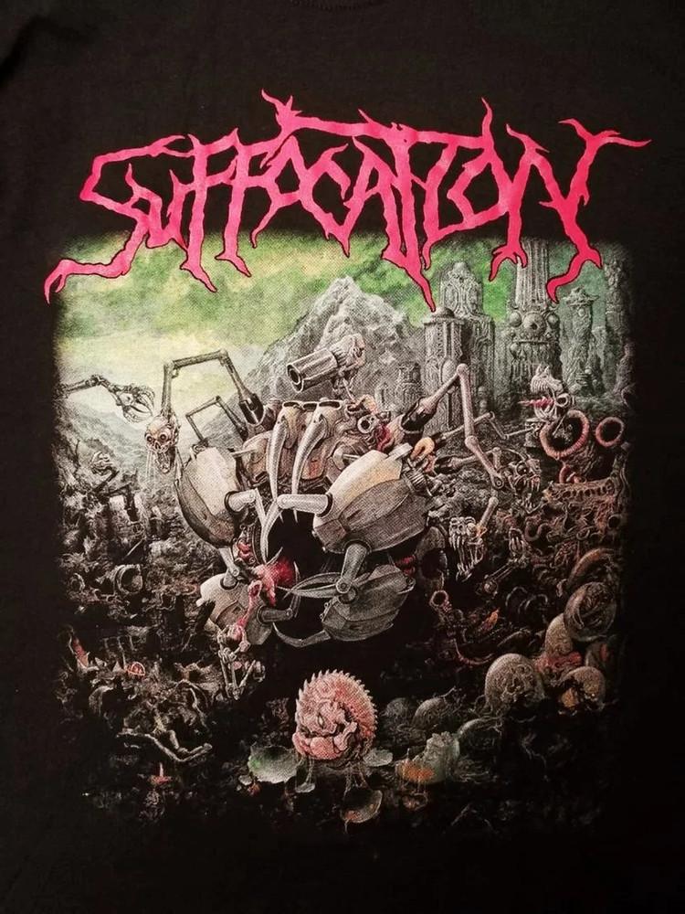 

New Popular Suffocation Black T-Shirt Cotton RD308 Unisex T-Shirt XXXXL