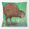 Bird Chief Willy Wagtail Kiwi Bird Painting Art Print Decorative Cushion Cover Sofa Pillow Case