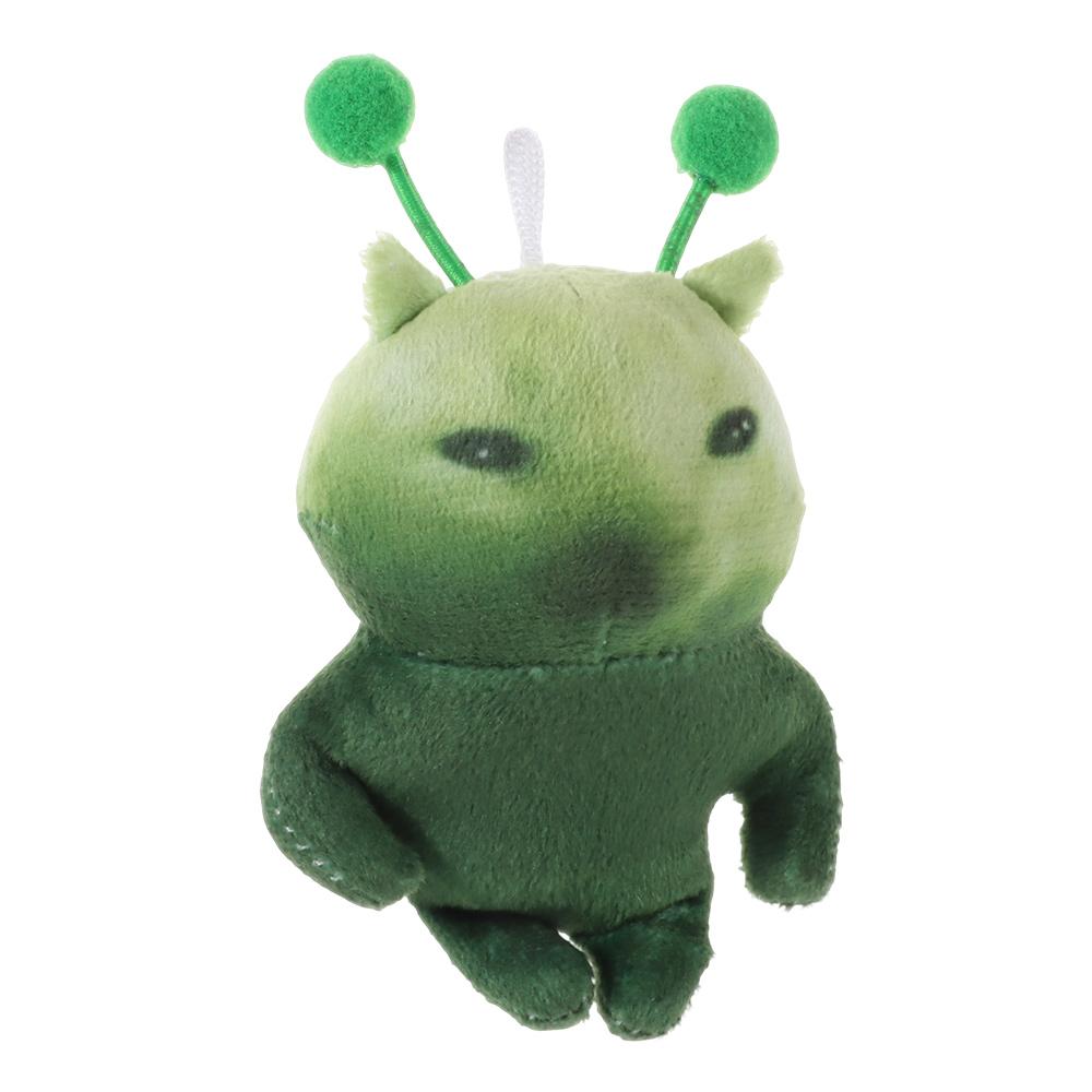 10cm Green Alien Cat Plush Toy Poseable Red Scarf Alien Kitten Toy Bag Charm  Anime Fans Gifts
