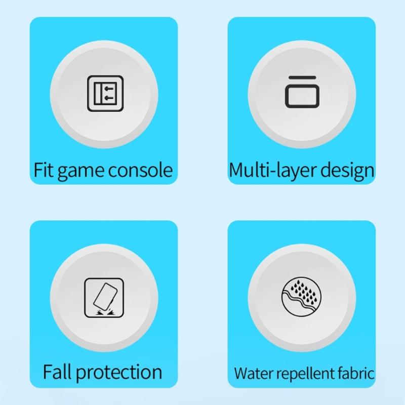 Travel Pouch Box Shockproof Water Resistant For AYN Odin2 Remote Player Gaming Console EVA Hard Organizers Carrying Bag