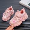 Children's Sports Shoes Girls Dad Shoes Autumn 2025 New Korean Version Casual Shoes Versatile Soft Sole Girls Running Shoes