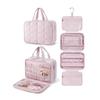 Portable Cosmetic Bag Large Capacity Jewelry Organizer Multi Compartments Classification Storage Travel Trip Home Office School Travel Toilet