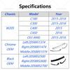 2015-2018 W205 עבור מרצדס-בנץ C300, C400, C450 AMG, C63 AMG שפתיים לבמפר קדמי פנל תחתון 2058851374 2058851474 2058851574 HZ9