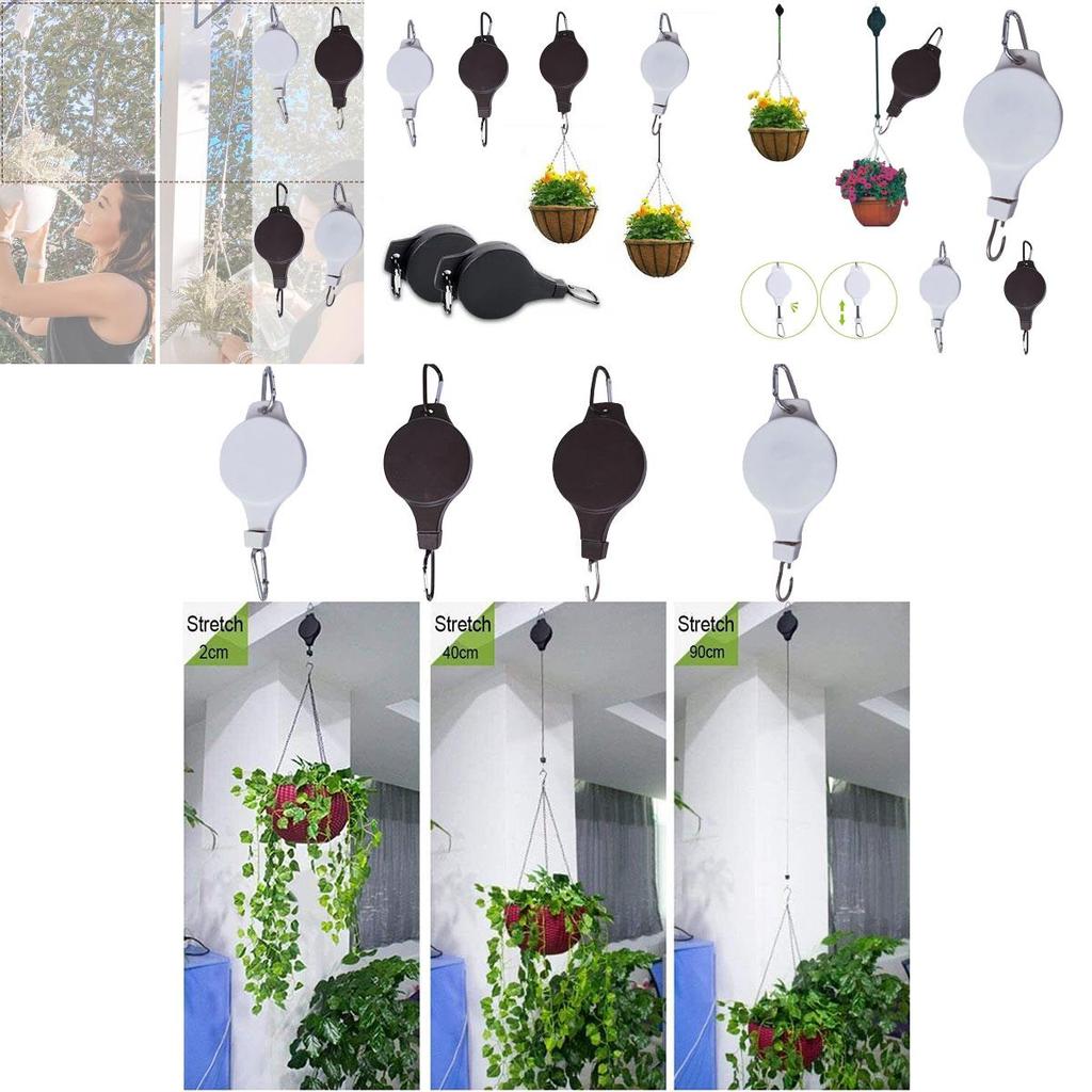 Convenient 21*8cm Size Extendable Plant Pulley For Easy Hanging