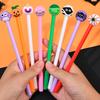 5/10PCS Random Mixed Pattern Halloween Elements Gel Pen Creative Pumpkin Ghost Zombie Decorative Neutral Pens Fun Stationery ZYF