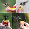 Mini Flower Hummingbird Feeder Outdoor Handheld Bird Feeders With Cleaning Brush For Garden Yard
