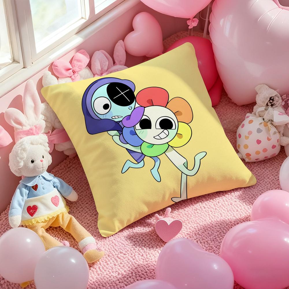 Gra D-Dandys World Poszewka na poduszkę Wzór Drukowana poszewka na poduszkę do salonu Pokrowiec na poduszkę na sofę i Dekoracja sypialni