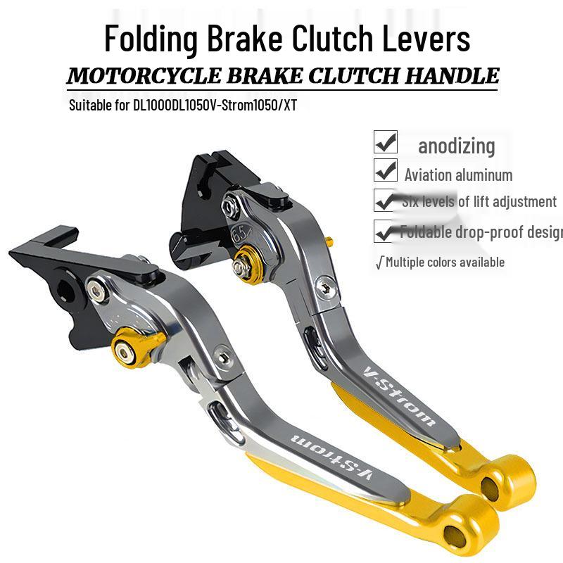 DL1000/DL1050 V-Strom1050/XT Adjustable Folding Brake & Clutch Lever Set