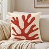 Cuscino Boho Matisse Linea Corallo Disegno a Linee Cuscino Copricuscino Federa Anti-Acari Decorazione Divano Soggiorno Cuscino Stanza