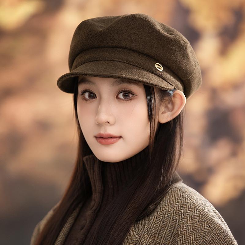 Bweeberry Beret Hat For Women Winter Fashion Windproof Warm Polyester Casual Style