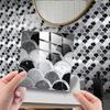 10PCS 15*15cm Tile Stickers Waterproof Marble Grain 3D Wall Sticker PVC Colorful Tile Wall Sticker