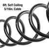 Master Lock Fahrradschlosskabel, Stellen Sie Ihr eigenes Fahrradschloss ein, Kabelschloss für Outdoor-Ausrüstung, Schwarz
