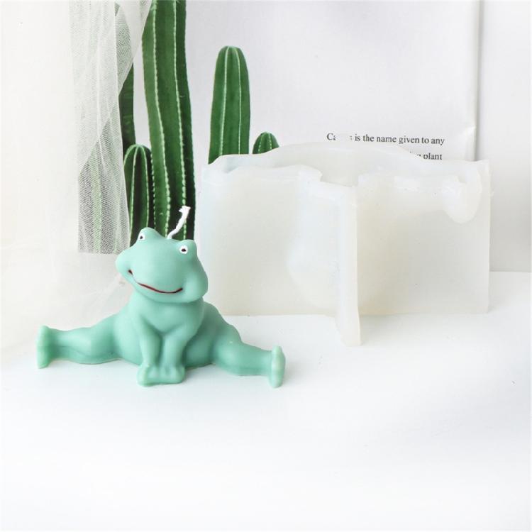 Use Friendly Candle Silicone Frogs Molds Easy Release Frogs Shaped Candle Silicone Molds for Handmade Candle and Soaps