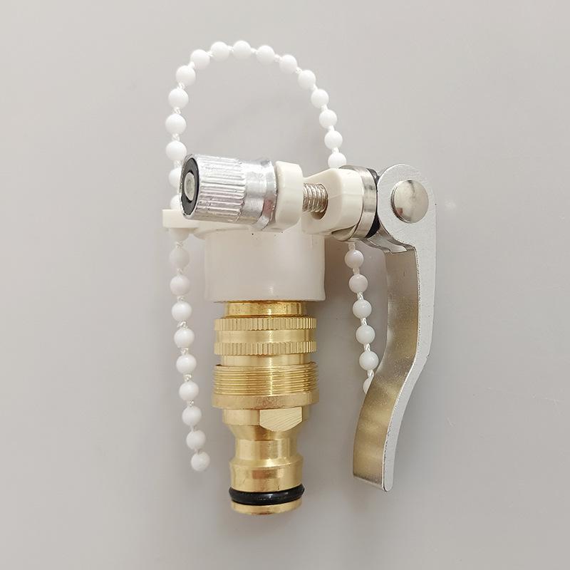 Water Pipe and Hose Interface Docking Device, Water Gun, Four Part Washing Machine Old-fashioned Faucet Multifunctional External Connector Accessories