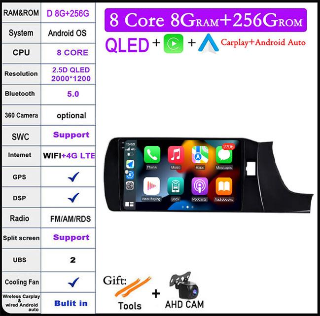 QLED/Screen Android 14 For Honda Amaze 2018 2019 Car Video Multimedia Player Autoradio GPS Navigation Radio Stereo Auto