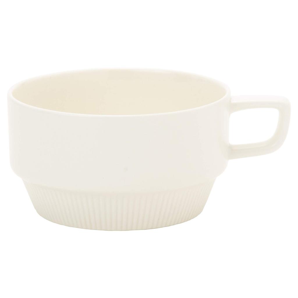 MIKASA Weekend Soup Diameter X Height and Oven Cup, White, 11.4cm 6.4cm, 300ml, Microwave, Dishwasher, Safe, T-785560