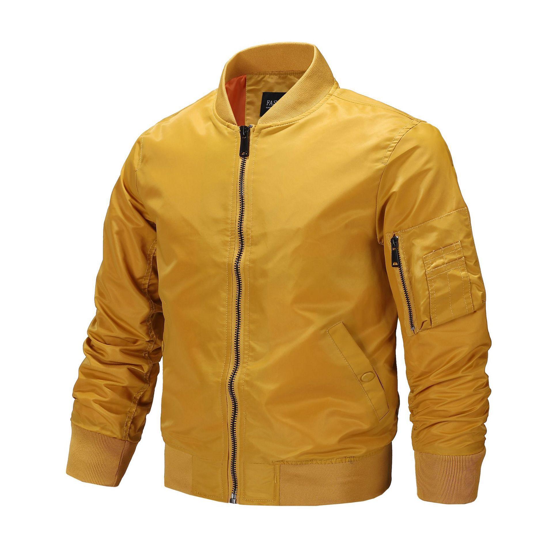 Весна и осень Новая куртка пилота Air Force MA1 мужская бейсбольная форма рабочая куртка — фото 4