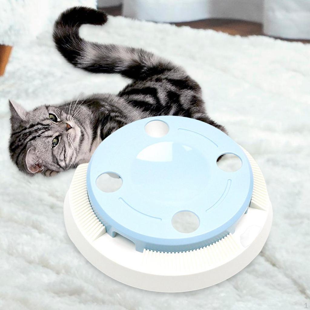 Cat Teaser Fun Playing Degree Rotating Catcher Kitten Interactive Toys