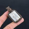 Rainbow Moonstone Pendant Gemstone Jewelry, 999 Copper Wire Wrapped Pendant, Handmade Beautiful Jewelry Pendant