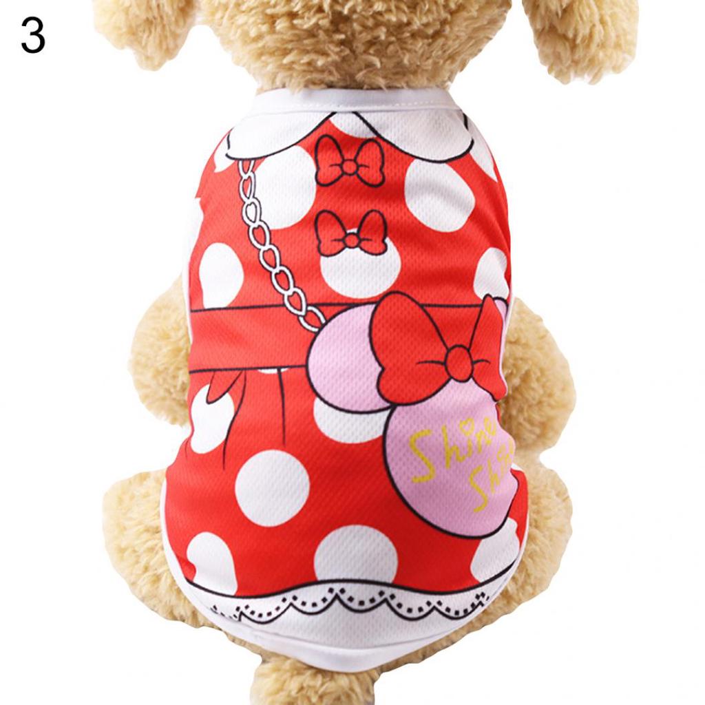 Fashion Stripe Pet Puppy Clothes Summer Breathable Vest Tank Top Dog Apparel