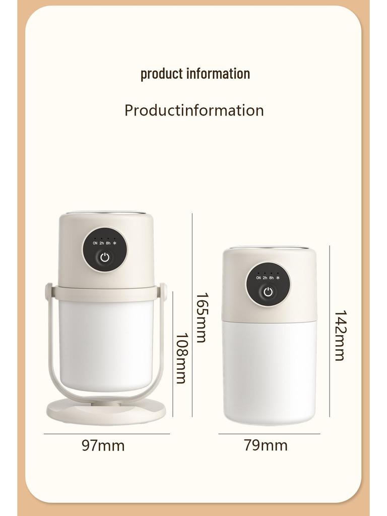 Portable Desktop Humidifier & Mini Air Purifier with Night Light for Office or Bedroom - High Mist Volume for Optimal Hydration