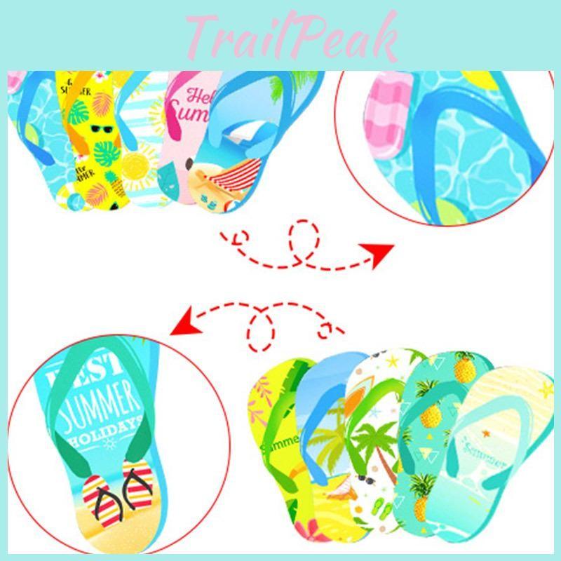 Kids Footprint Summer Decals For Celebration Party Supplies Prop Decoration