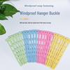 Candy-Colored Multi-Functional Windproof Anti-Slip Strap for Clothes Drying and Cable Management