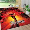 Custom Name "Iron Man: Power Glory" Carpet Rug Customizable Soft Washable Anti-Slip Home Living Room Sofa Mats Personalized Rug. 0909284