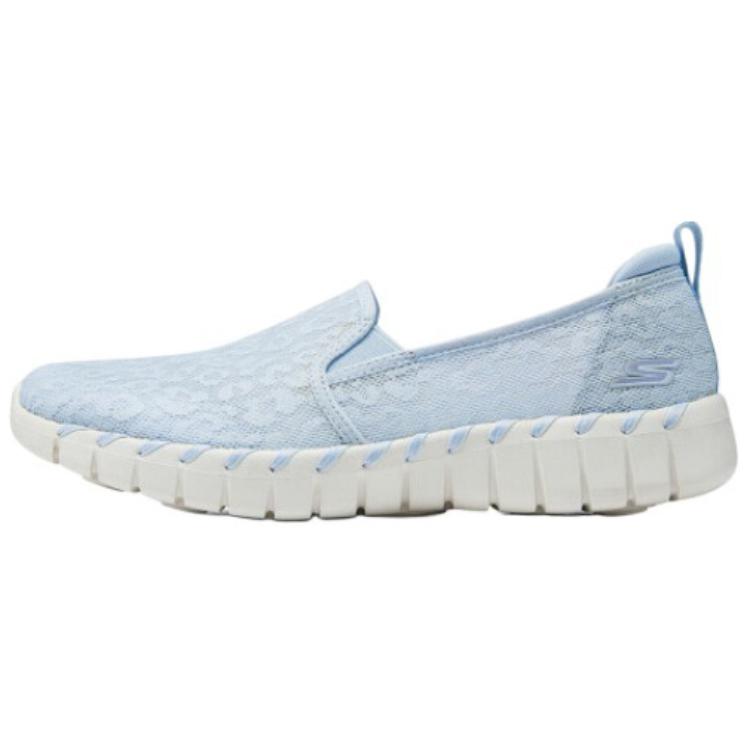 Skechers Go Walk Smart Дышащие Легкие Низкие Повседневные Кроссовки Женские Синие 38 синий 6290₽